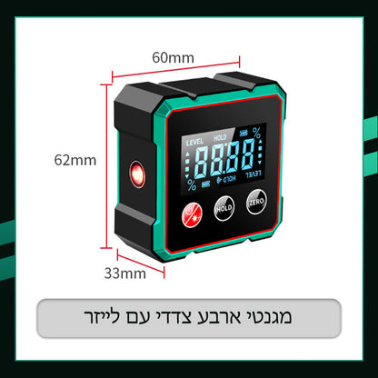 מגנטי דיגיטלי זווית מאתר עם אלקטרוני לייזר
