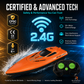 🔥 סירת RC מהירה בתדר 2.4G עם שני מנועים