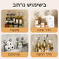 קופסת אחסון יניקה לחדר אמבטיה ללא מקדחה – קיבולת גדולה ונשיאת עומס חזקה