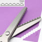 ✂️ מספריים רב‑תכליתיים עם שיניים משוננות – חותכות מספר שכבות בד, יוצרות תבנית זיגזג. פלדת אל‑חלד, אחיזה נוחה – מושלמים לקווילטינג ולתפירה! 🧵💪