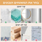קופסת אחסון יניקה לחדר אמבטיה ללא מקדחה – קיבולת גדולה ונשיאת עומס חזקה