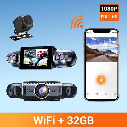🎉Limited Time Offer⌛️Driving Safety4-Channel FHD Dash Cam with Ultra-Wide Angle