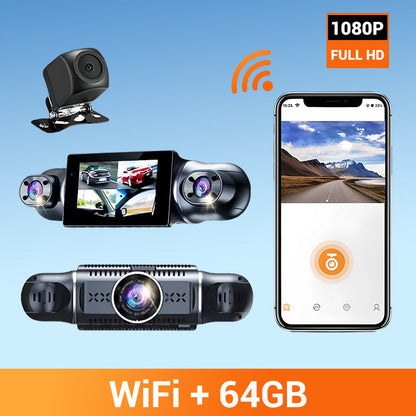 🎉Limited Time Offer⌛️Driving Safety4-Channel FHD Dash Cam with Ultra-Wide Angle