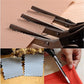 ✂️ מספריים רב‑תכליתיים עם שיניים משוננות – חותכות מספר שכבות בד, יוצרות תבנית זיגזג. פלדת אל‑חלד, אחיזה נוחה – מושלמים לקווילטינג ולתפירה! 🧵💪