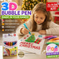 🎨 טושי 3D מתנפחים לילדים – 6 יחידות, דיו קסום שמתנפח בחום. מתנה מושלמת לחג וכיף יצירתי! ✨🎁