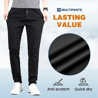 MultiPants - מכנסי מטען עמידים עם מתיחה גבוהה עם ריבוי כיסים
