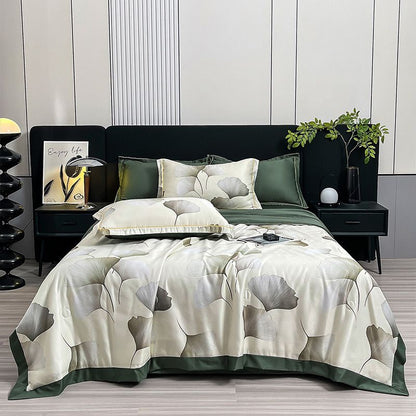 סט שמיכת קיץ קפוא נושם רחיץ 4 חלקים