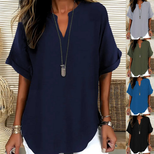 💎 60% OFF! 💎 Fashion Loose Short Sleeve Top