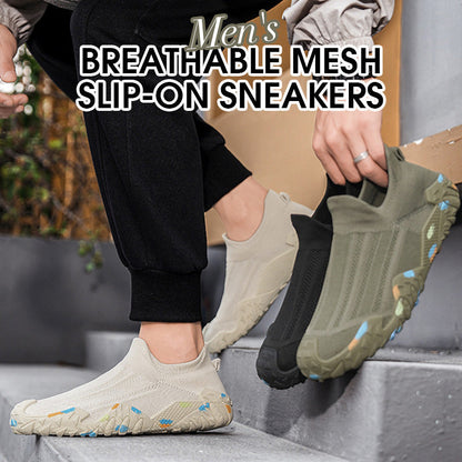 Men's Breathable Mesh Slip-On Sneakers