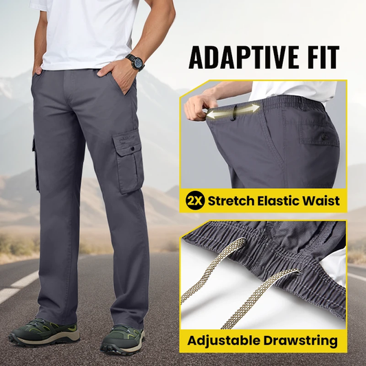 🔥👖 מכנסיים עמידים לגברים במגוון צבעים🥾——גזרה נינוחה עם מספר כיסים, מעוצבת לבילוי ועבודה בחיק הטבע - קנה 2 קבל משלוח חינם