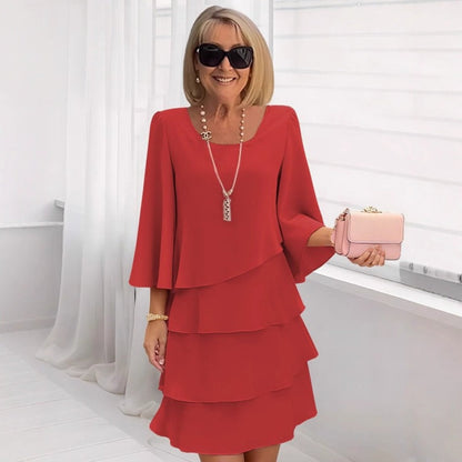 שמלת שכבות שיפון לנשים