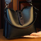 Women’s Elegance Leather Bucket Tote