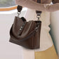 Women’s Elegance Leather Bucket Tote