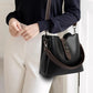 Women’s Elegance Leather Bucket Tote