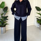 Women's Casual Long-Sleeve Top and Pants 2-Piece Set🔥