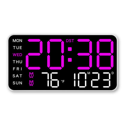 ⏰שעון קיר דיגיטלי LED דקורטיבי רב-תכליתי