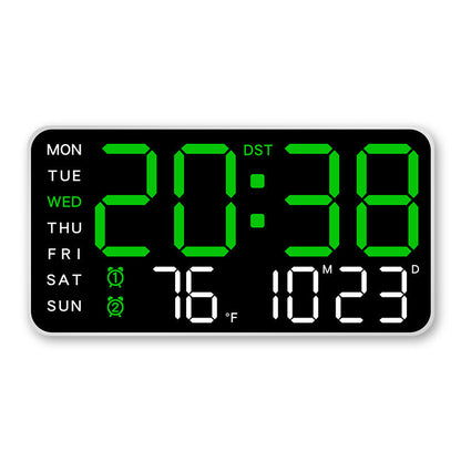 ⏰שעון קיר דיגיטלי LED דקורטיבי רב-תכליתי