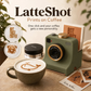 Retro Coffee Art Camera – Mechanical Latte Art Stencil Printer