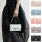 Gold Buckle Square Fat Diamond Chain Bag